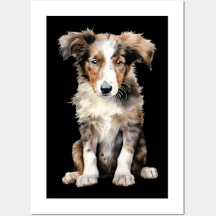 Puppy Borzoi Posters and Art